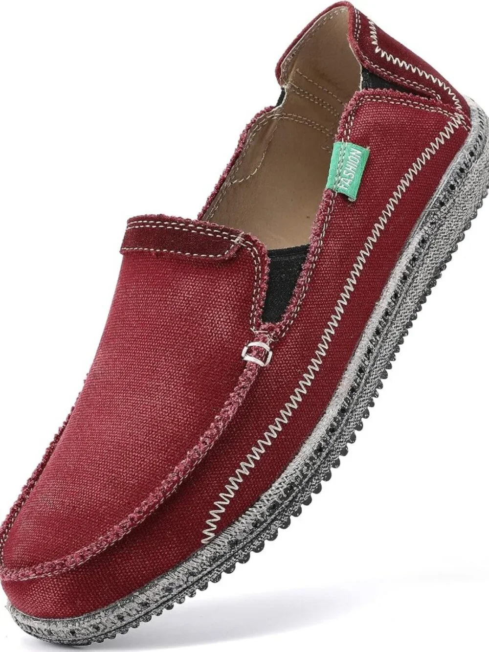 Casual Slip-On Deck Shoes for Men | Vintage Canvas Loafers | Beach & Boat